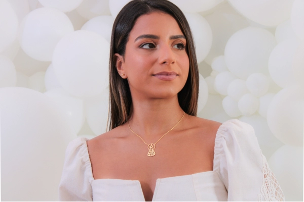 Gargantilha Dourada Nossa Senhora Aparecida